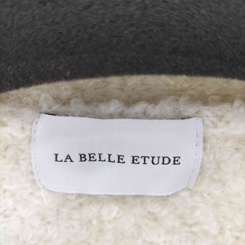ラベルエチュード la belle Etude ボリュームティアードフリンジショートカーディガン レディース FREE