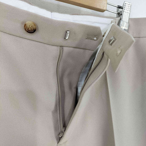 メゾンマルジェラ Maison Margiela ノータック センタープリーツ スラックス メンズ 50