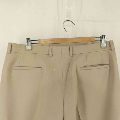 メゾンマルジェラ Maison Margiela ノータック センタープリーツ スラックス メンズ 50