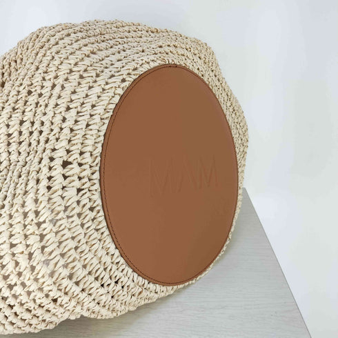 MAM UFO222 ラフィアハンドバッグ / かごバッグ レディース