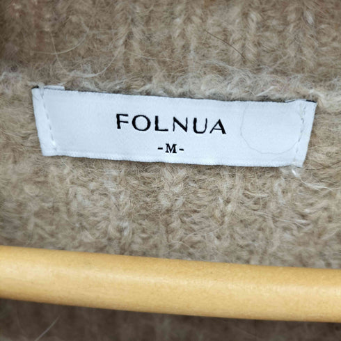 FOLNUA 22AW M/Pクルーネックラウンドニット レディース import:M