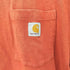 カーハート Carhartt 胸ポケット クルーネック半袖Tシャツ メンズ JPN:L