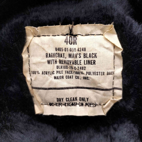 ユーエスアーミー U.S. ARMY 01年会計 RAIN COAT ボアライナー付き ステンカラーコート メンズ 40R