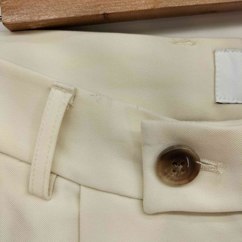 ソエルテ soerte 2tuck white wide slacks 2タック ホワイト スラックス メンズ JPN:2