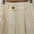 ソエルテ soerte 2tuck white wide slacks 2タック ホワイト スラックス メンズ JPN:2