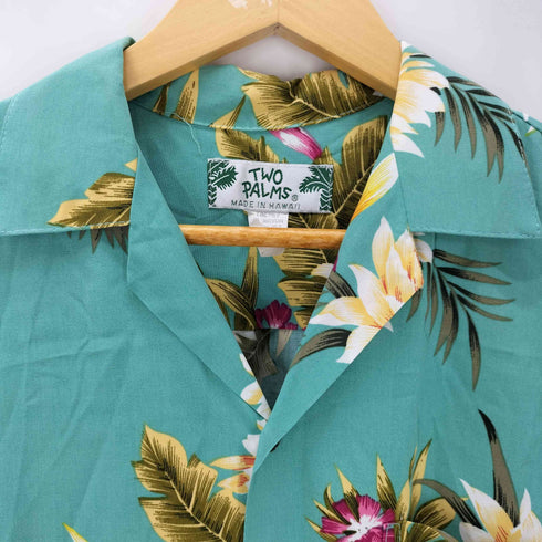 トゥーパームス TWO PALMS レーヨン アロハシャツ メンズ import:M