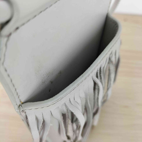 ヤーキ YAHKI レザーショルダーフリンジバッグ メンズ