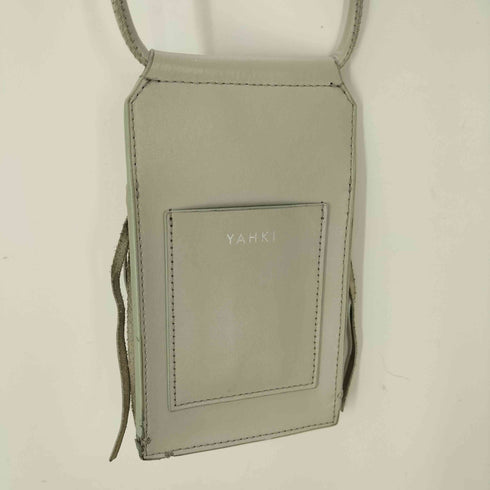 ヤーキ YAHKI レザーショルダーフリンジバッグ メンズ