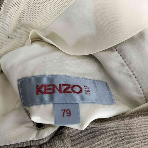 ケンゾーゴルフ KENZO GOLF 2タック 細畝コーデュロイ スラックスパンツ メンズ
