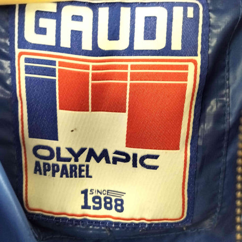 GAUDI ロゴワッペン 4ポケット ダウンジャケット メンズ import:XL