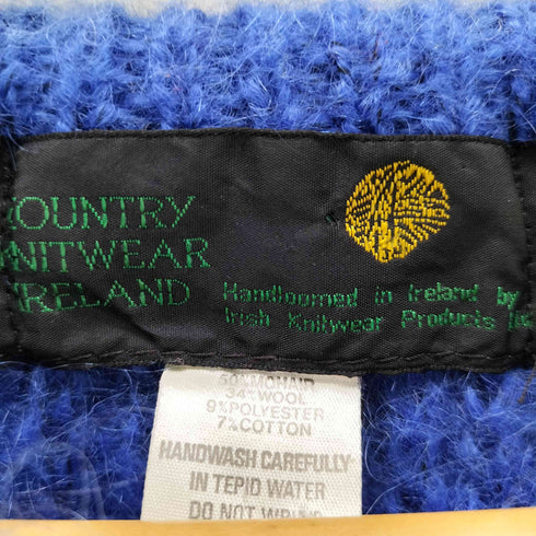 80S-90S COUNTRY KNITWEAR アイルランド製 クルーネックニット メンズ JPN:42