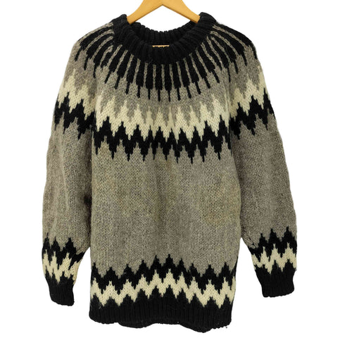GREEK KNIT WEAR ハンドメイド ウール ノルディックセーター メンズ