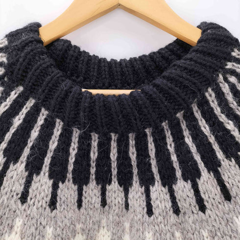 GREEK KNIT WEAR ハンドメイド ウール ノルディックセーター メンズ