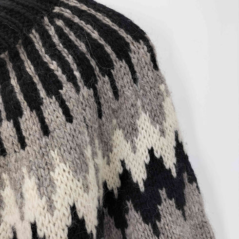 GREEK KNIT WEAR ハンドメイド ウール ノルディックセーター メンズ