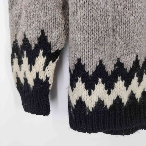 GREEK KNIT WEAR ハンドメイド ウール ノルディックセーター メンズ