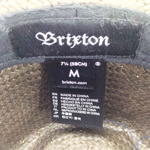ブリクストン Brixton 中折れ 麦わらハット メンズ JPN:M