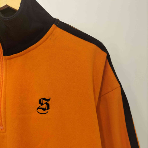 SEQUENZ 裏起毛 ハーフジップ スウェット メンズ JPN:M
