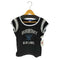 バーバリーブルーレーベル BURBERRY BLUE LABEL コットン 三段プリント S/S Tシャツ レディース JPN:38