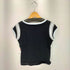 バーバリーブルーレーベル BURBERRY BLUE LABEL コットン 三段プリント S/S Tシャツ レディース JPN:38