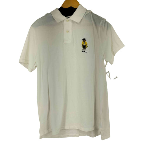 ポロラルフローレン POLO RALPH LAUREN ワンポイント刺繍 S/S ポロシャツ ポロベア メンズ import:L