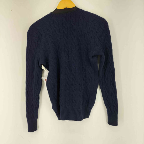 ポロラルフローレン POLO RALPH LAUREN スモールポニー刺繍 カシミヤ混 ケーブルニット レディース import:S