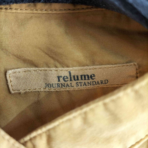 ジャーナルスタンダードレリューム JOURNAL STANDARD relume スタンドカラー L/S シャツ レディース