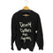 ウェイステッドユース WASTED YOUTH 23AW Knit Sweater Black ニット セーター メンズ import:XL
