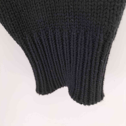 ウェイステッドユース WASTED YOUTH 23AW Knit Sweater Black ニット セーター メンズ import:XL