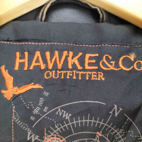 HAWKE&CO レザージップジャケット メンズ 18/20
