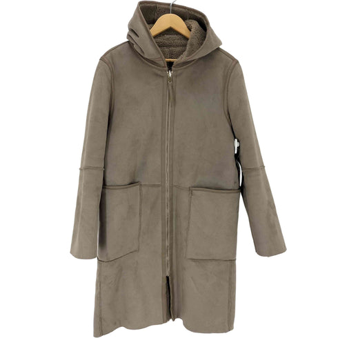 ザラ ZARA リバーシブルフェイクムートンコート レディース import:M