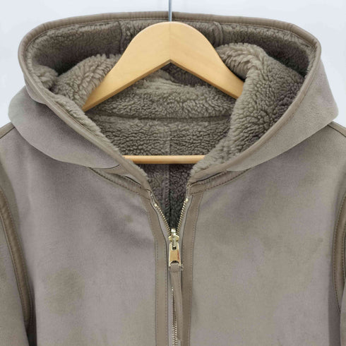 ザラ ZARA リバーシブルフェイクムートンコート レディース import:M