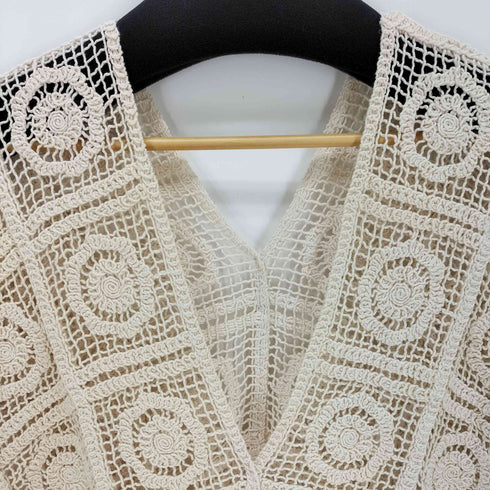 アイテムズ アーバンリサーチ ITEMS URBAN RESEARCH クロシェパッチワークニット レディース FREE