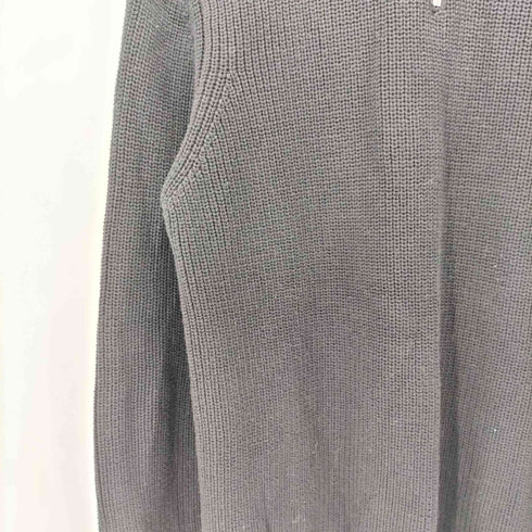 ザラ ZARA ウラアミ ニット セーター ハーフジップ メンズ import:XL