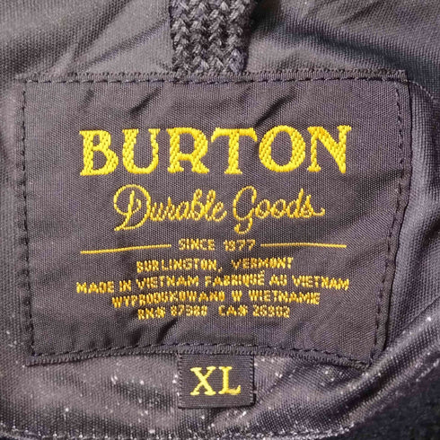 バートン BURTON ロゴ プリント ポリエステル パーカー メンズ import:XL