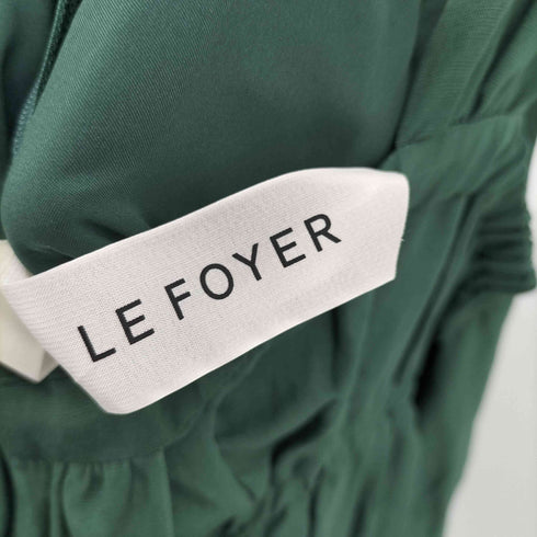 LE FOYER リネンレーヨン オーバーオール サロペット レディース 38