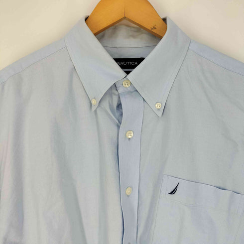 ノーティカ NAUTICA VINTAGE OXFORD ロゴ刺繍 ボタンダウン オックスフォードシャツ メンズ 17 34/35