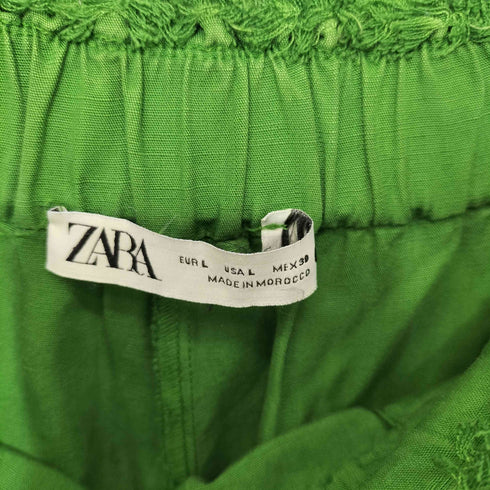 ザラ ZARA リネン混 イージーパンツ レディース JPN:L