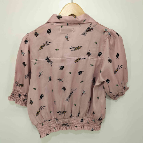 ジュエティ jouetie 50S ポップ BL 開襟シャツ ブラウス レディース JPN:M
