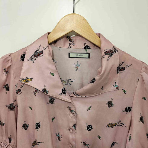 ジュエティ jouetie 50S ポップ BL 開襟シャツ ブラウス レディース JPN:M