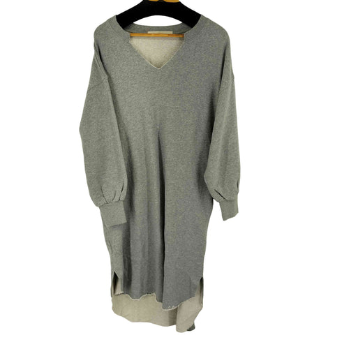 カージュ Khaju ネックスリットスエットワンピース レディース