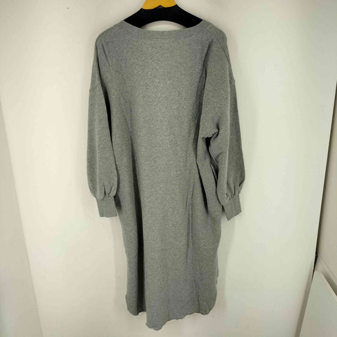 カージュ Khaju ネックスリットスエットワンピース レディース