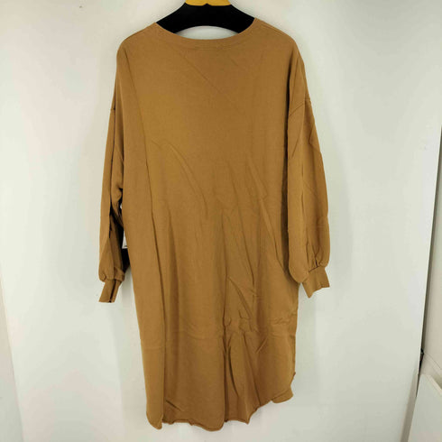 ミルクフェド MILKFED. L/S フロントロゴスウェットワンピース レディース ONE SIZE