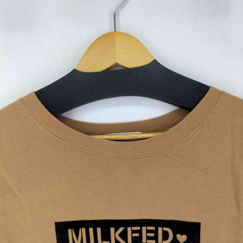 ミルクフェド MILKFED. L/S フロントロゴスウェットワンピース レディース ONE SIZE