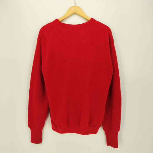 アイゾッドラコステ IZOD LACOSTE 70S 青ワニ ロゴワッペン アクリル ニット カーディガン メンズ