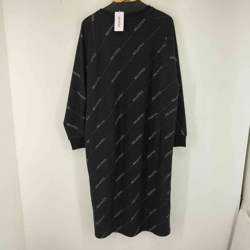 ミルクフェド MILKFED. BIAS LOGO PRINT DRESS レディース ONE SIZE