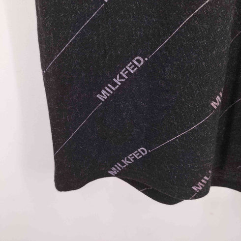 ミルクフェド MILKFED. BIAS LOGO PRINT DRESS レディース ONE SIZE