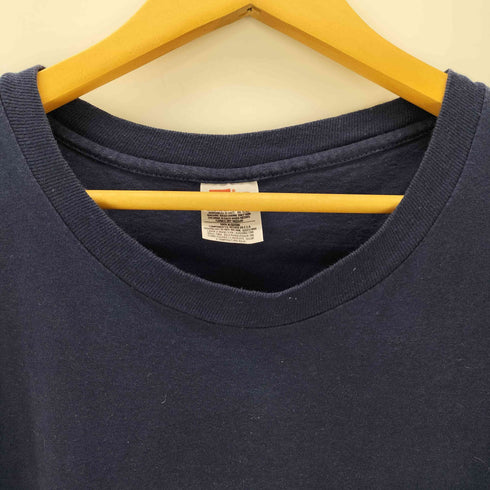 ヘインズ Hanes USA製 裾袖シングル 無地 ポケット付きTシャツ ポケT メンズ JPN:XL