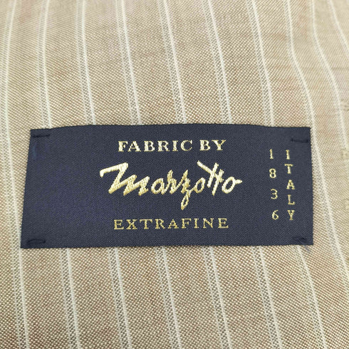 MARZOTTO ウール ストライプ 2Bテーラードジャケット セットアップ 3ピース メンズ 94 A6