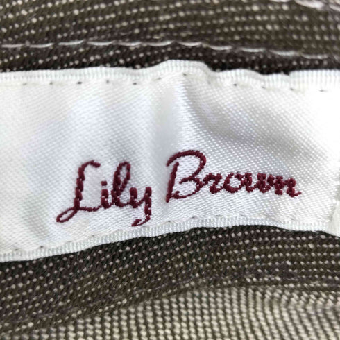 リリーブラウン Lily Brown ウエストポーチ付きジャンスカ レディース 0
