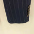 SARTORIA DEL GROSSO ウール チョークストライプ 3Bテーラードジャケット メンズ